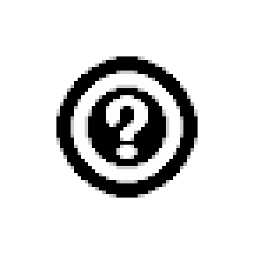 Black and White Question Mark Circle
