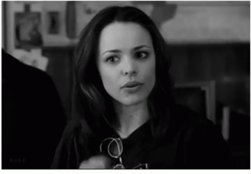 Black And White Rachel Mcadams GIF