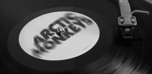Black And White Record Arctic Monkeys GIF