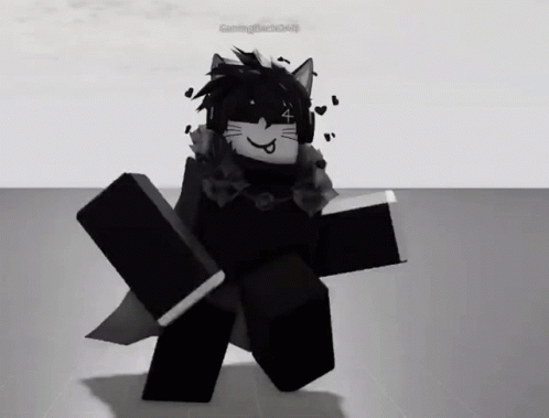 Black and White Roblox Character gamingblack64