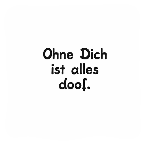 Black and White Sheep Drawing Ohne Dich Ist Alles Doof