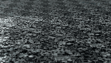 Black and White Shiny Surface With Dots