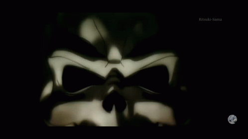 Black and White Skull With Ritsuki-Sama