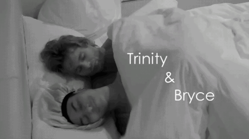 Black And White Sleeping Couple Trinity Bryce GIF
