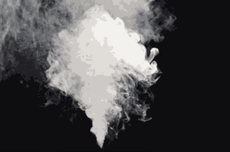 Black And White Smoke GIF