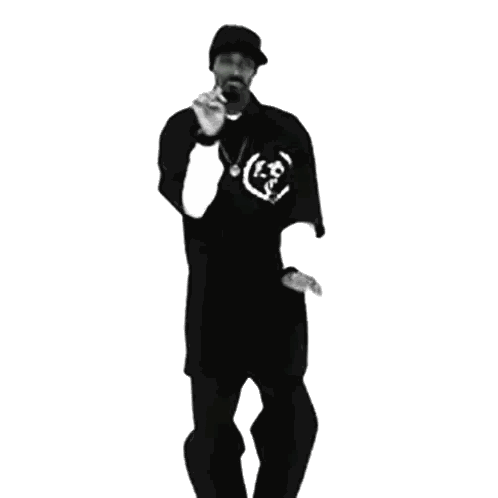 Black and White Snoop Dogg Shirt and Hat