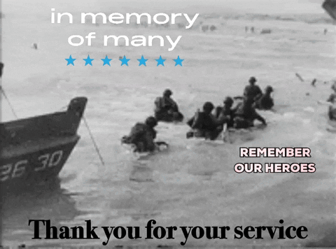 Black and White Soldiers in Boat Remember Our Heroes