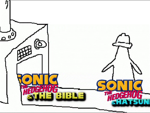 Black and White Sonic and Bible