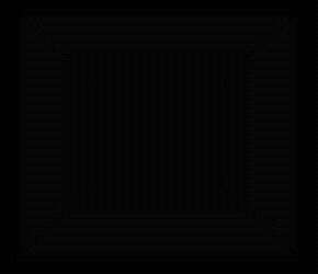 Black and White Square with Border