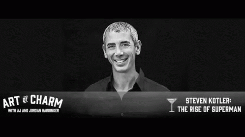Black And White Steven Kotler Art Of Charm GIF