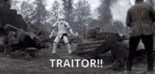 Black and White Storm Trooper Dancing Traitor