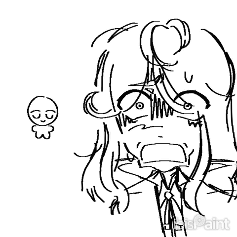 Black and White Surprised Girl