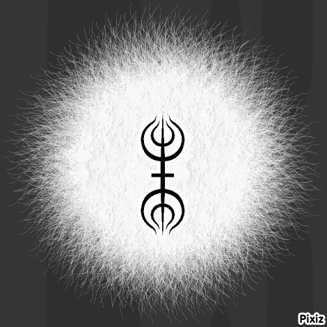Black and White Symbol With Pixiz