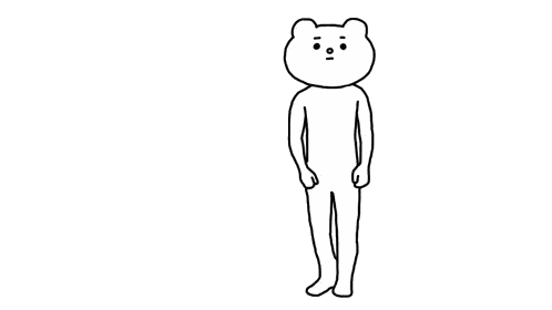 Black and White Teddy Bear Dancing