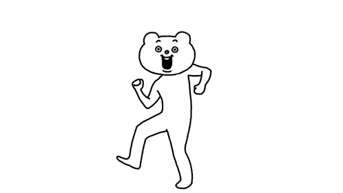Black and White Teddy Bear Fist Pump