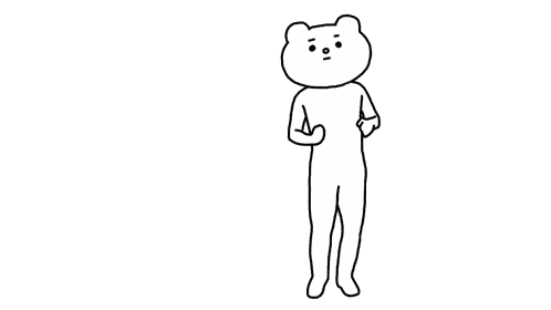 Black and White Teddy Bear Standing