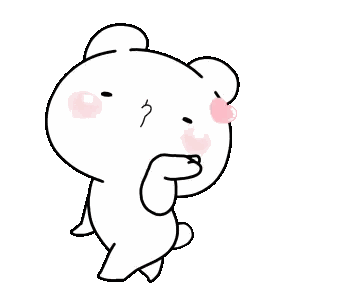 Black and White Teddy Bear with Hearts