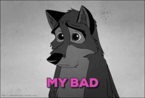 Black and White Wolf Drawing My Bad