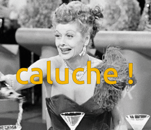 Black and White Woman Caluche