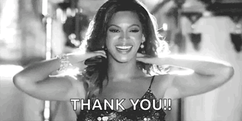 Black And White Woman Giving Thank You GIF