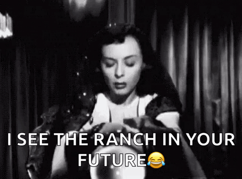 Black And White Woman Holding Crystal Ball GIF