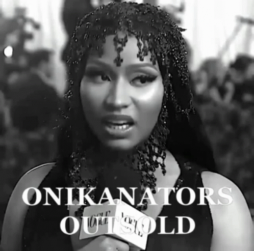 Black And White Woman Holding Microphone Onikanators Outold GIF