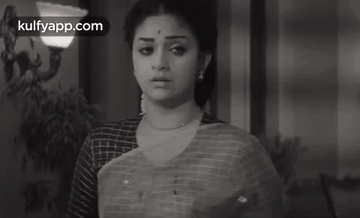Black and White Woman in Sari