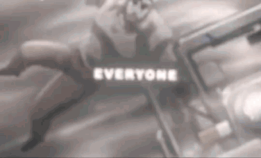 Black And White Woman Laying In Car Saying Everyone GIF