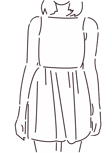 Black and White Woman's Dress