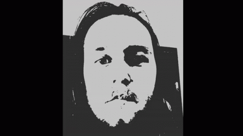 Black and White Woman's Face