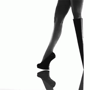 Black and White Woman's Legs