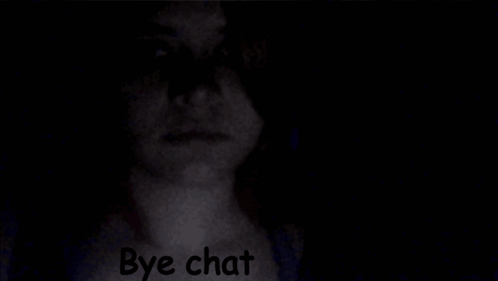 Black and White Woman Saying Bye Chat