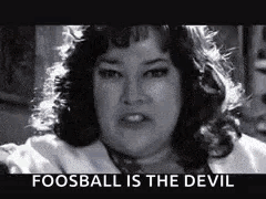 Black And White Woman Saying Fooball Is The Devil GIF