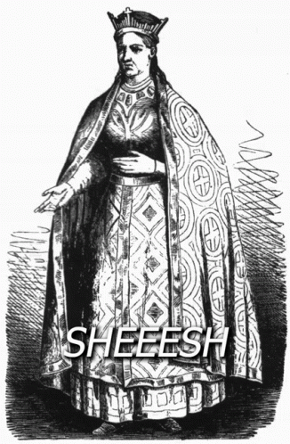 Black And White Woman Saying Sheeesh GIF