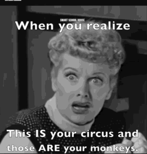 Black And White Woman Saying When You Realize GIF