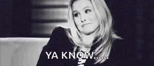 Black And White Woman Sitting On Couch Saying Ya Know GIF