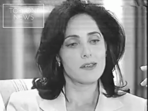 Black And White Woman Torlon News GIF