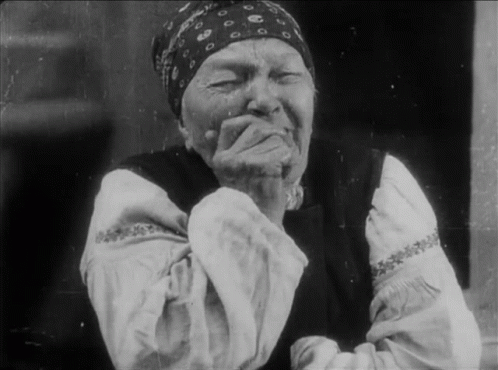 Black and White Woman Wearing Head Scarf