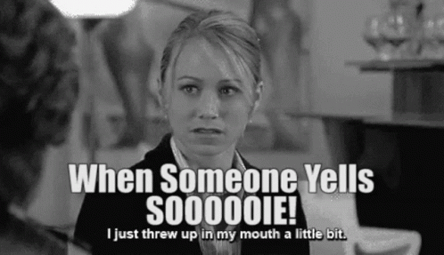 Black and White Woman When Someone Yells Soooie