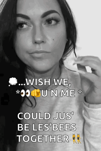 Black And White Woman Wish We Could Jus Be Les Bees Together GIF