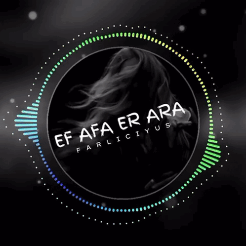 Black And White Woman With Ef Afa Er Ara GIF