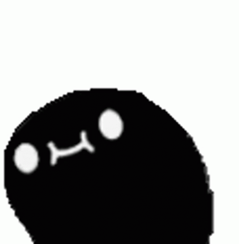 Black Animated Big Worm Dancing GIF