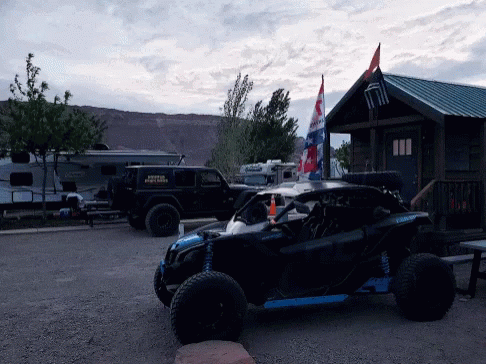 Black ATV With Can-Am On Front GIF