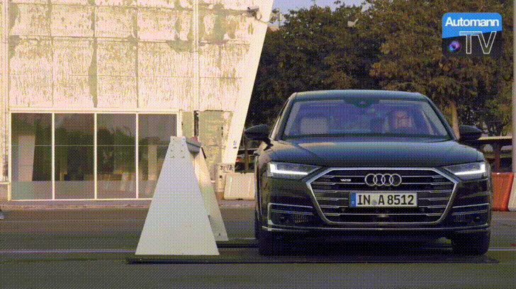 Black Audi Parking GIF