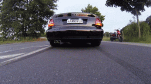 Black Audi Turbo GIF