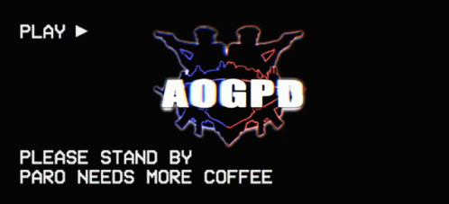 Black Background Aogpd Logo GIF