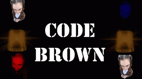 Black Background Code Brown