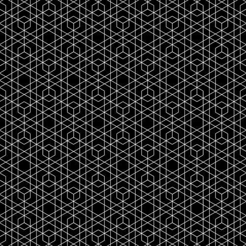 Black Background Geometry Animation GIF