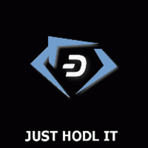 Black Background Just Hodl It