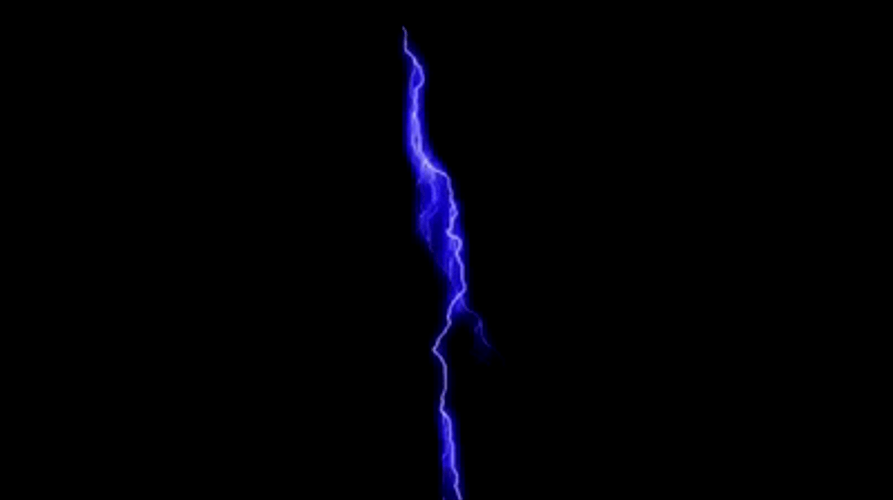 Black Background Purple Lightning GIF